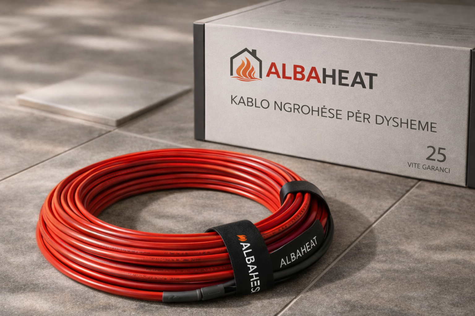 Moderne bolig med gulvvarme